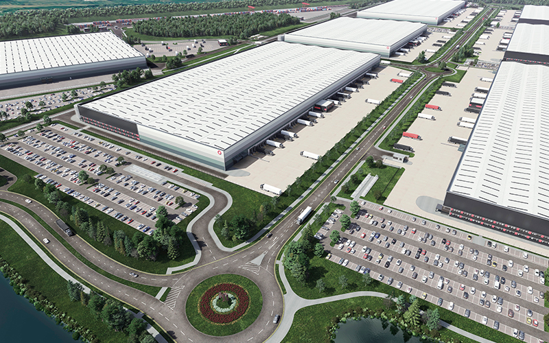 Construction of strategic rail freight connection begins at SEGRO Logistics Park Northampton